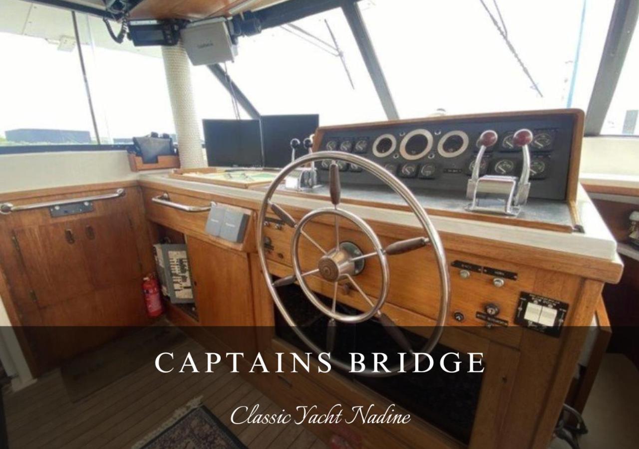 Classic Yacht Nadine In Poole Harbour, Dorset, With A Hot Tub Jacuzzi Eksteriør billede